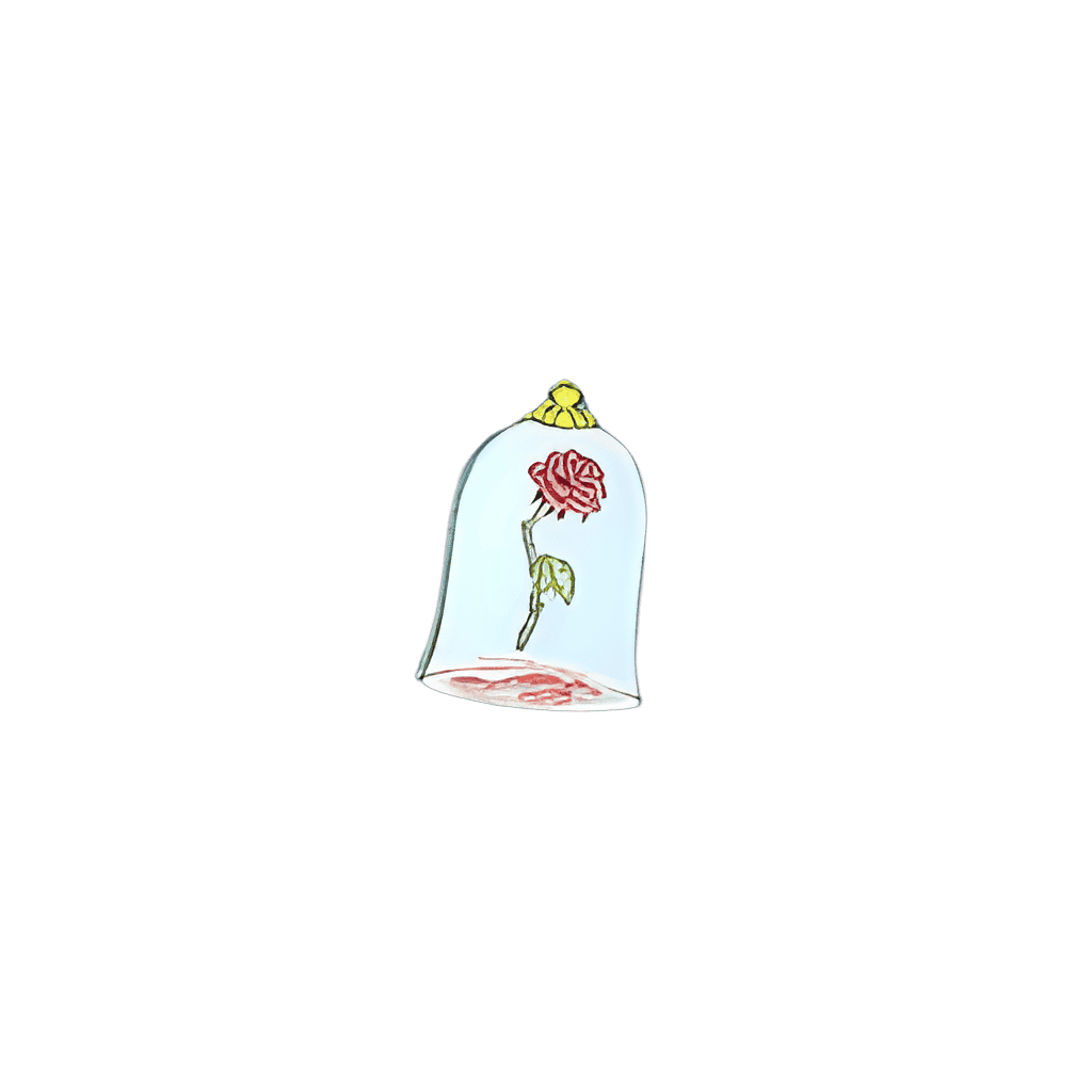 Enchanted Rose Disney pin
