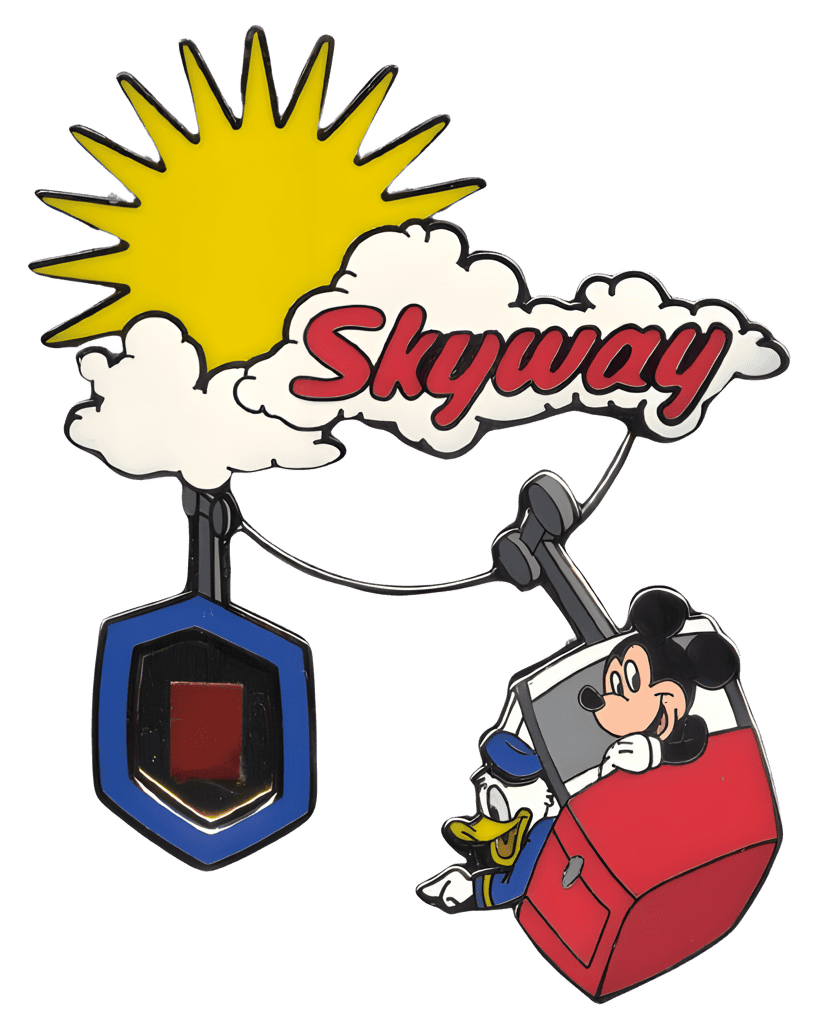 Skyway to Fantasyland Disney pin