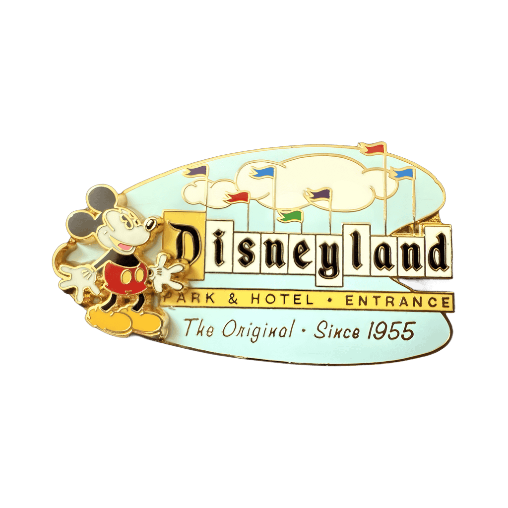 Disneyland Park & Hotel Entrance - The Original Since 1955 — Mickey Mouse Disney pin