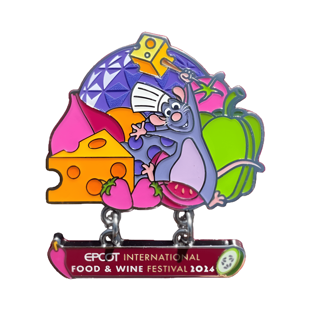 Chef Remy Dangle Disney pin