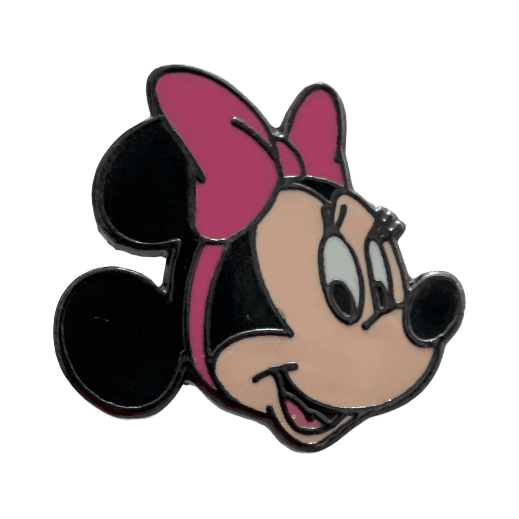 Minnie Mouse head Disney pin