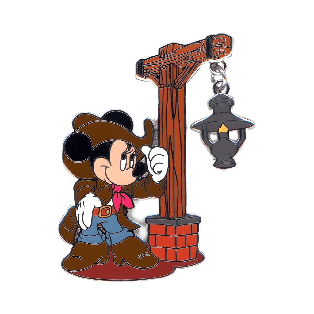 Cowgirl Minnie Mouse and Lantern Disney pin