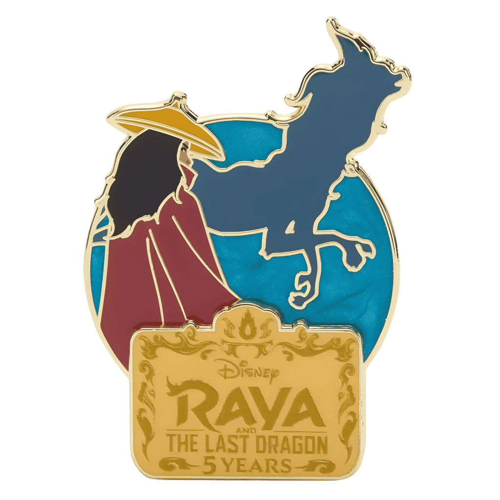 Raya and Sisu Silhouette Disney pin
