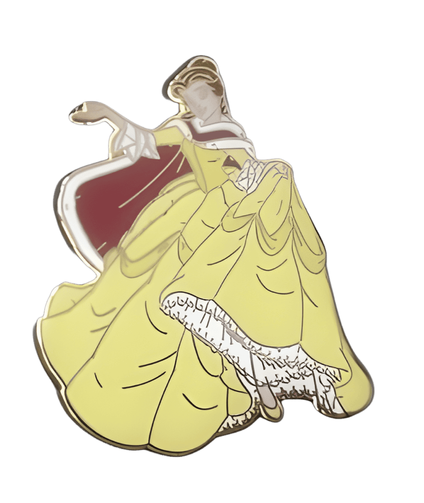 Belle with Red Cape Disney pin
