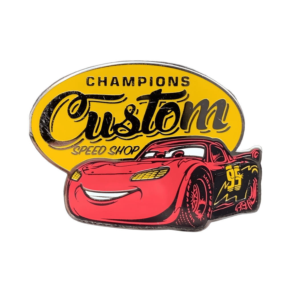 Lightning McQueen - Champions Custom Speed Shop Disney pin