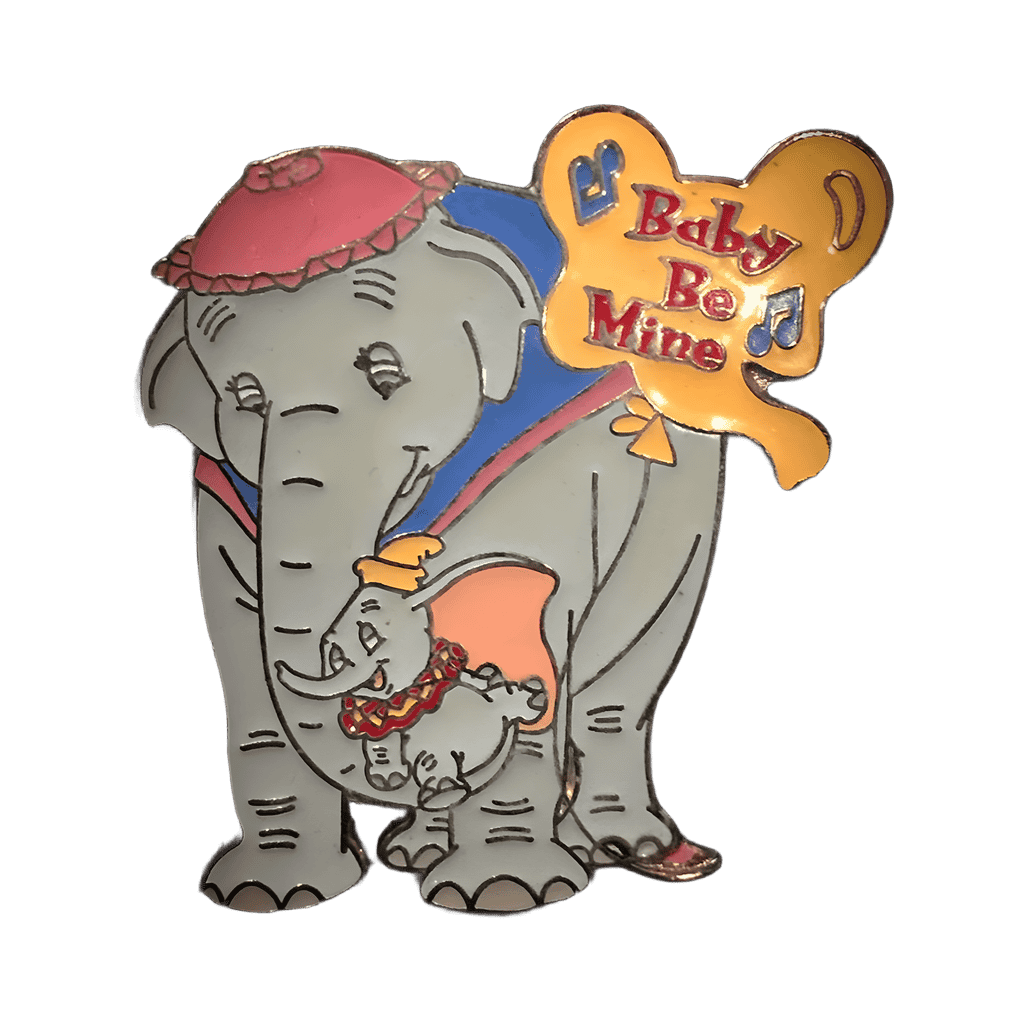 Baby Be Mine (Mrs. Jumbo & Dumbo) Disney pin
