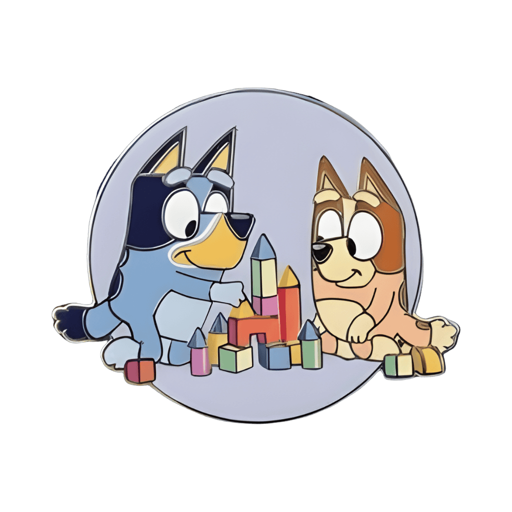 Bluey and Bingo Disney pin