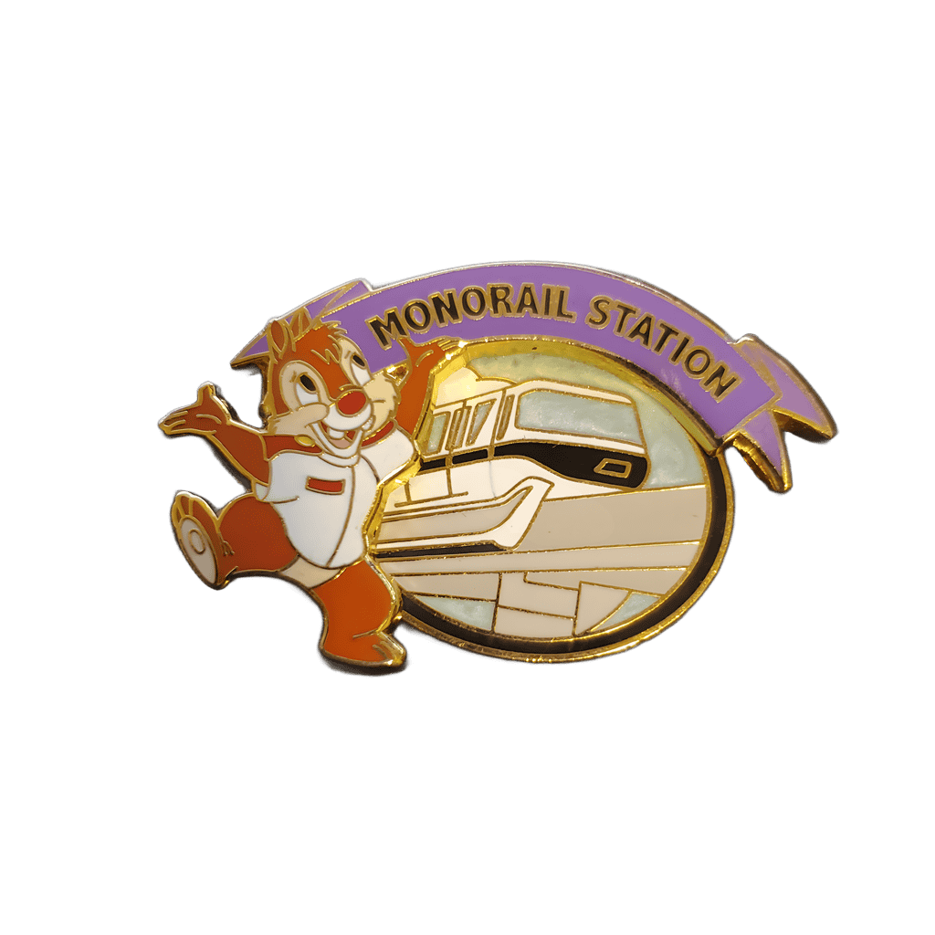 Dale at the Monorail Station - Completer Disney pin