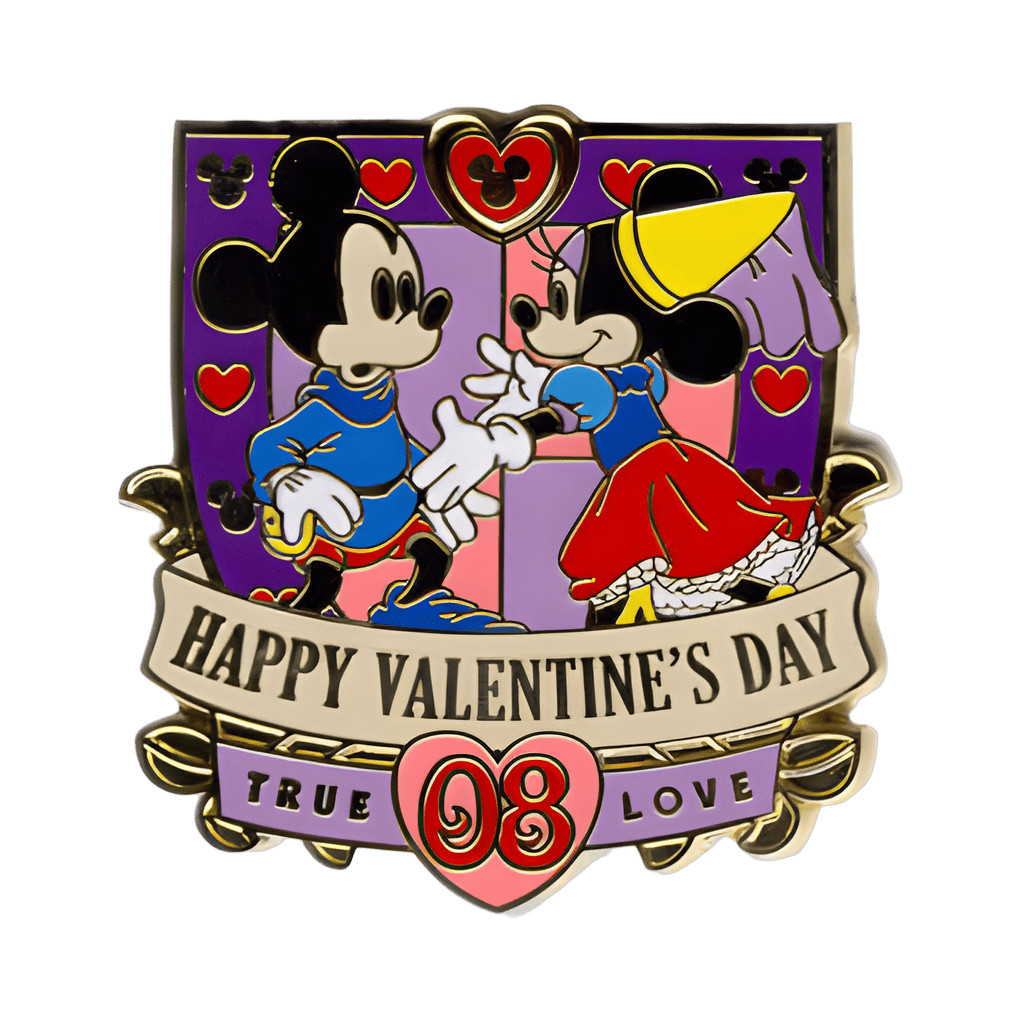 Mickey and Minnie as a Knight and Princess Disney pin