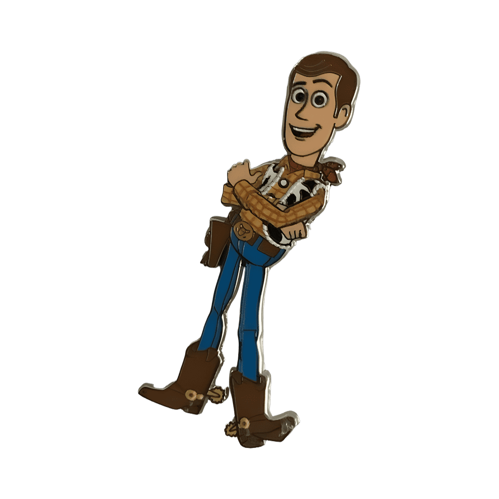 Woody with arms crossed Disney pin