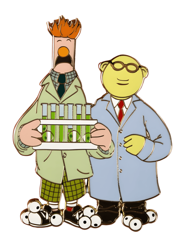 Bunsen & Beaker Disney pin