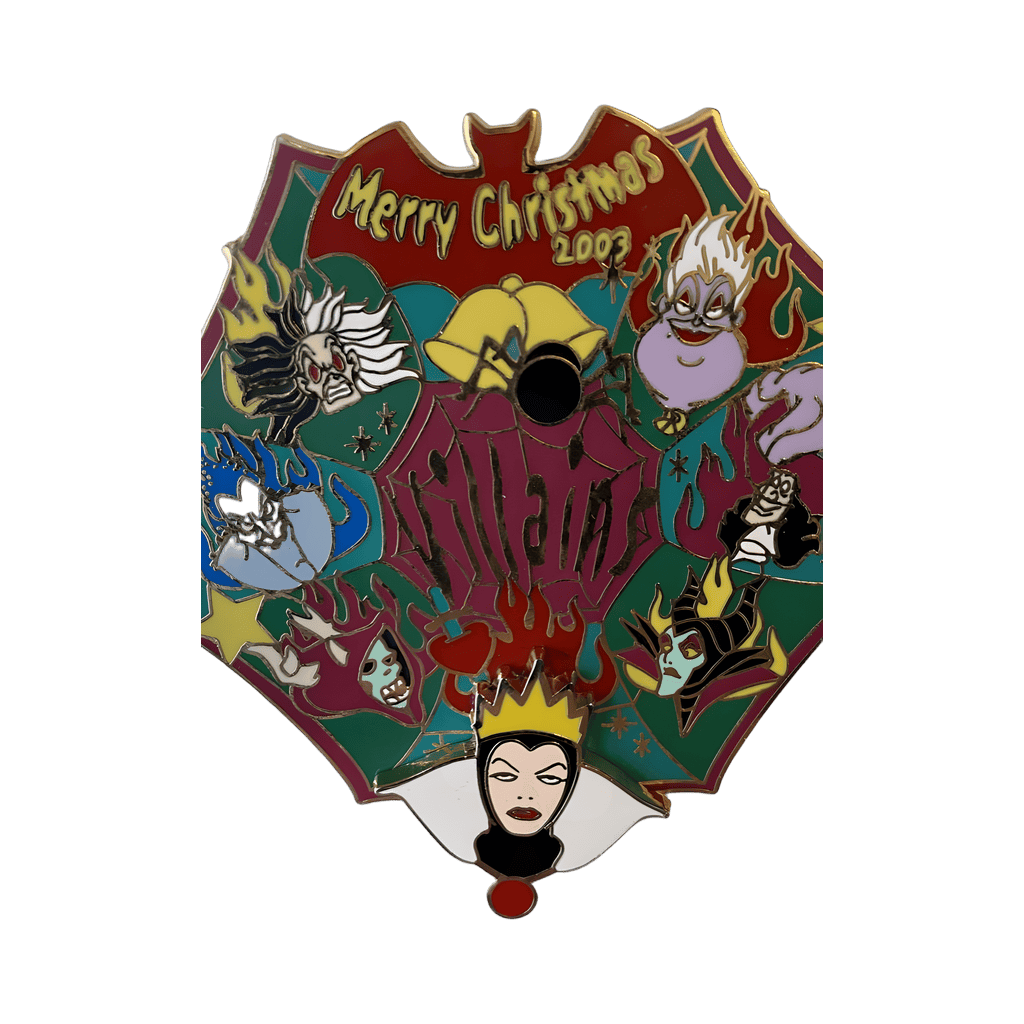 Christmas Villains Disney pin
