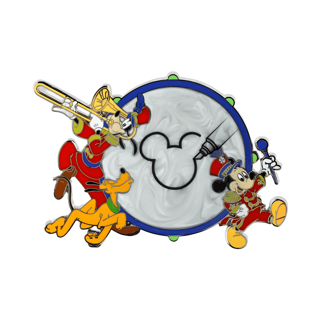 Band Concert Dry Erase Jumbo - Goofy, Pluto, and Mickey Disney pin