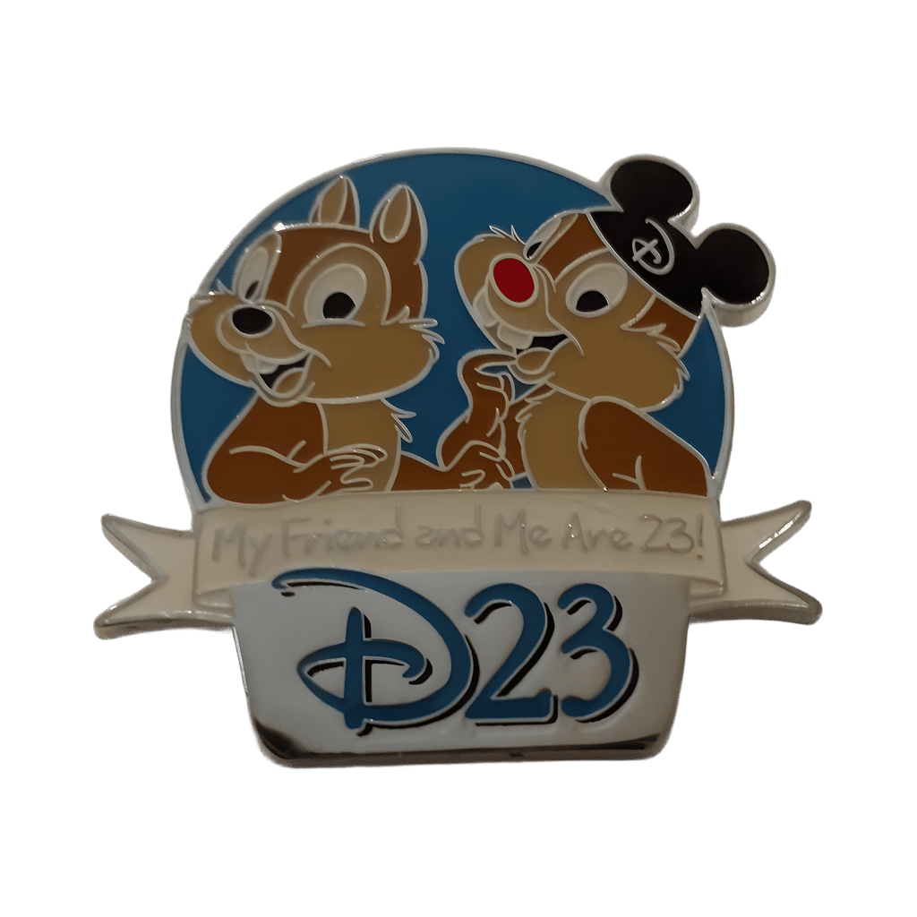 My Friend and Me Are 23! - Chip & Dale Disney pin