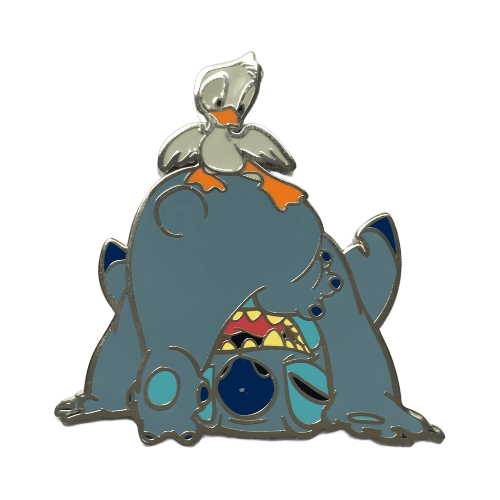 Stitch & Duck Disney pin