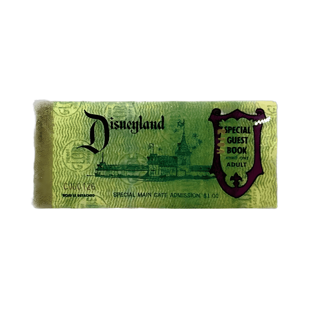 Disneyland Ticket Book Pin Set - Ticket Book Cover Disney pin
