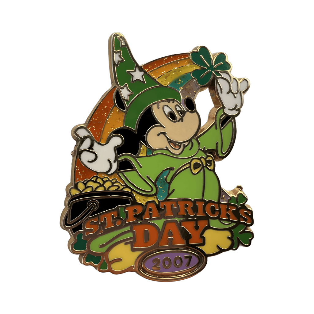 Sorcerer Mickey St Patrick’s Day Disney pin