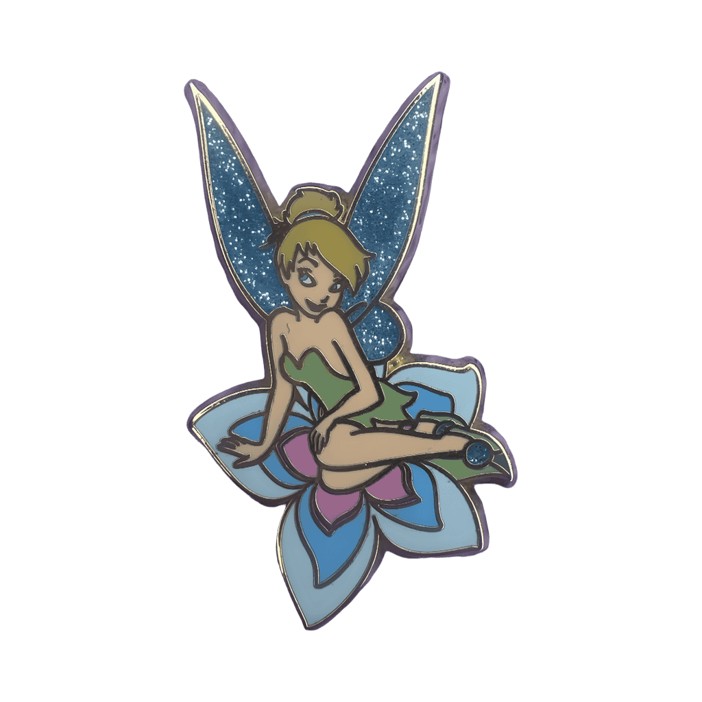 Tink on a Flower Disney pin