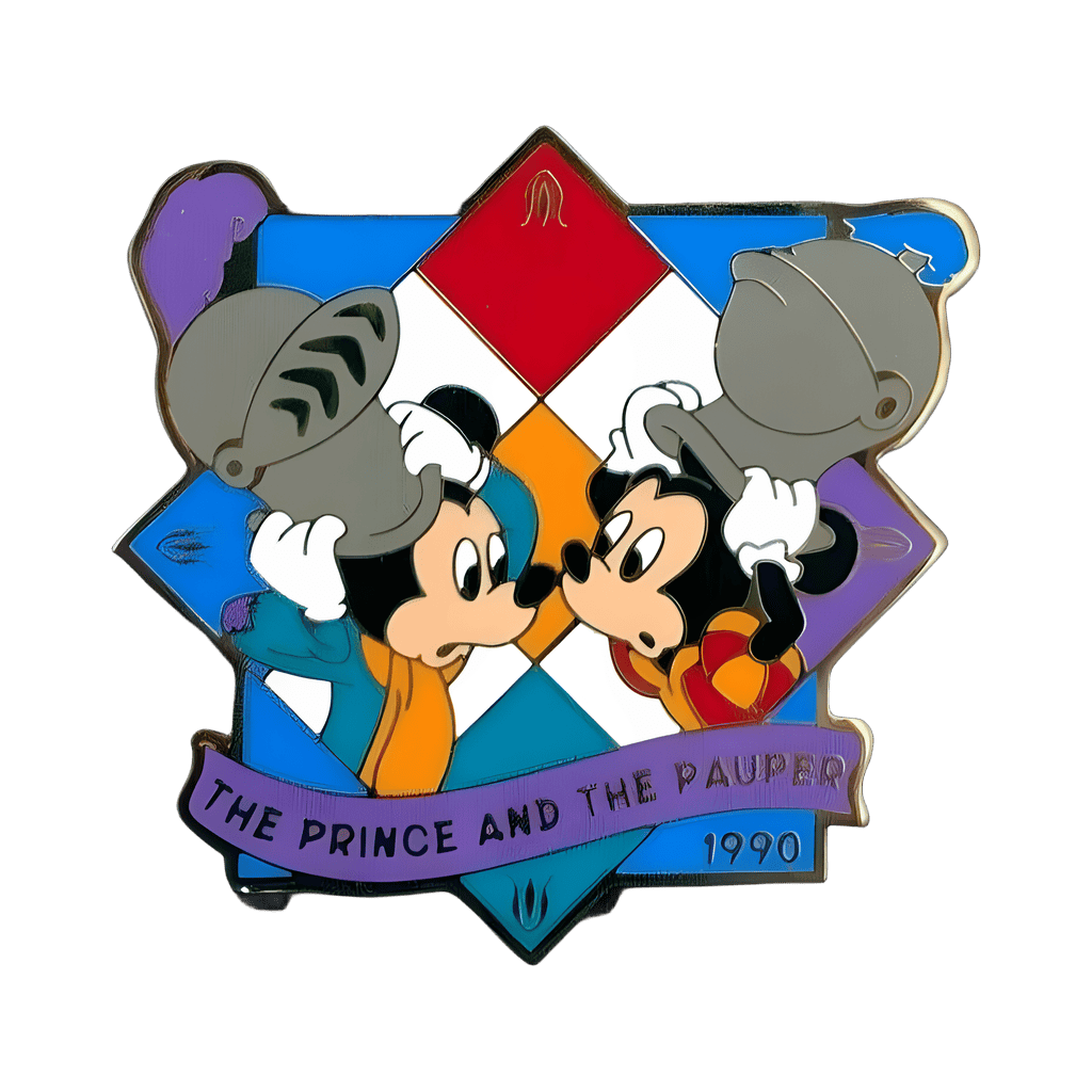 The Prince and the Pauper 1990 Disney pin
