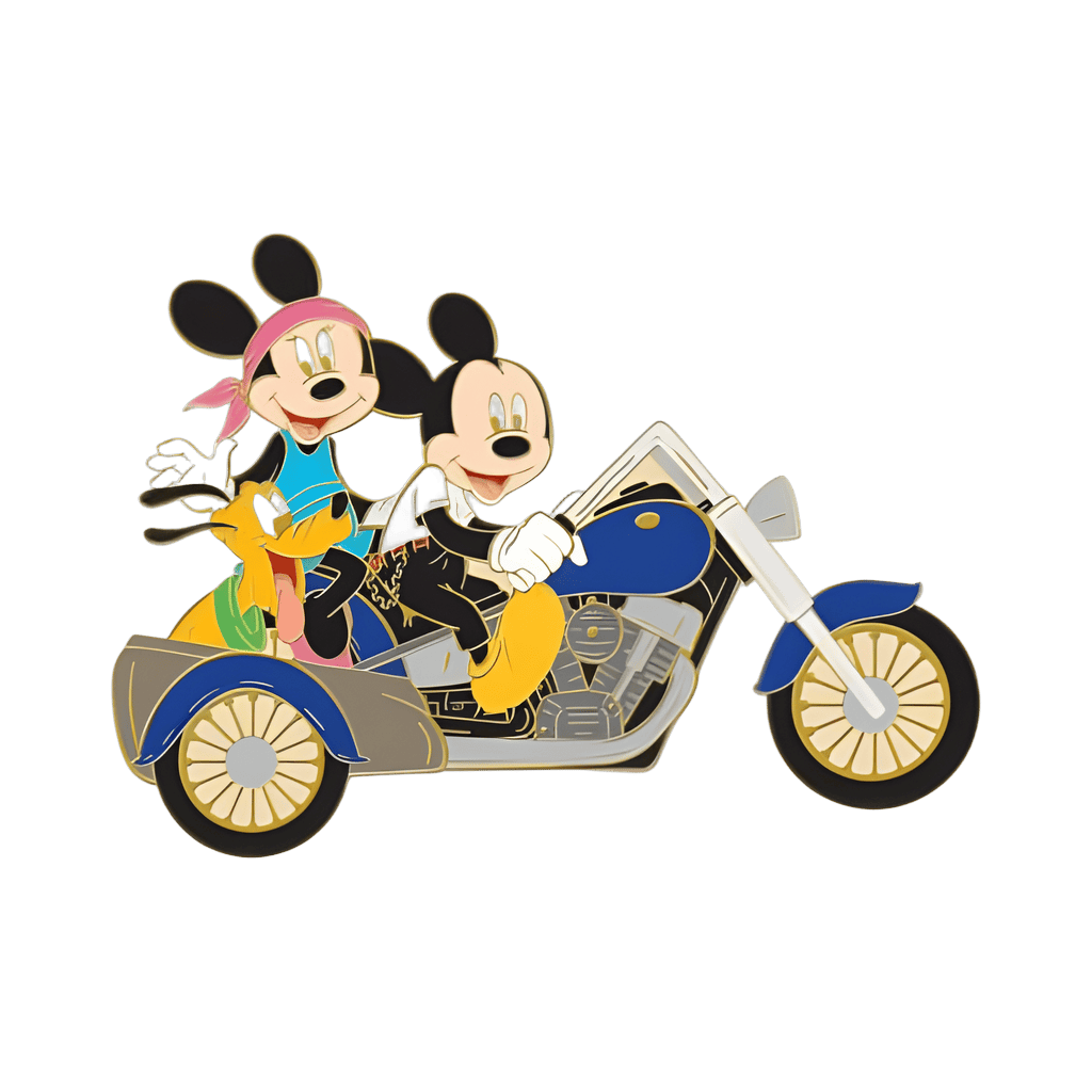 Mickey, Minnie, and Pluto Disney pin