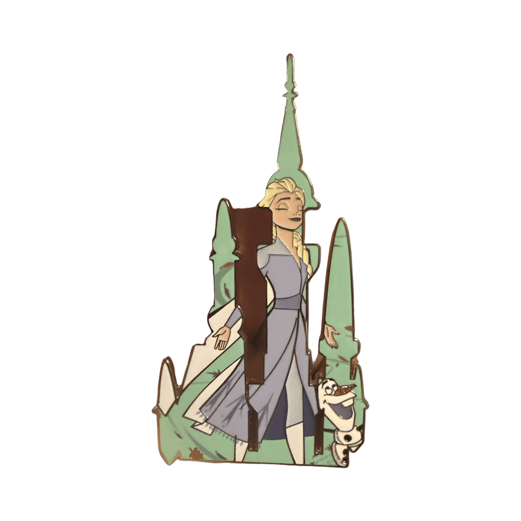 Elsa and Olaf Disney pin