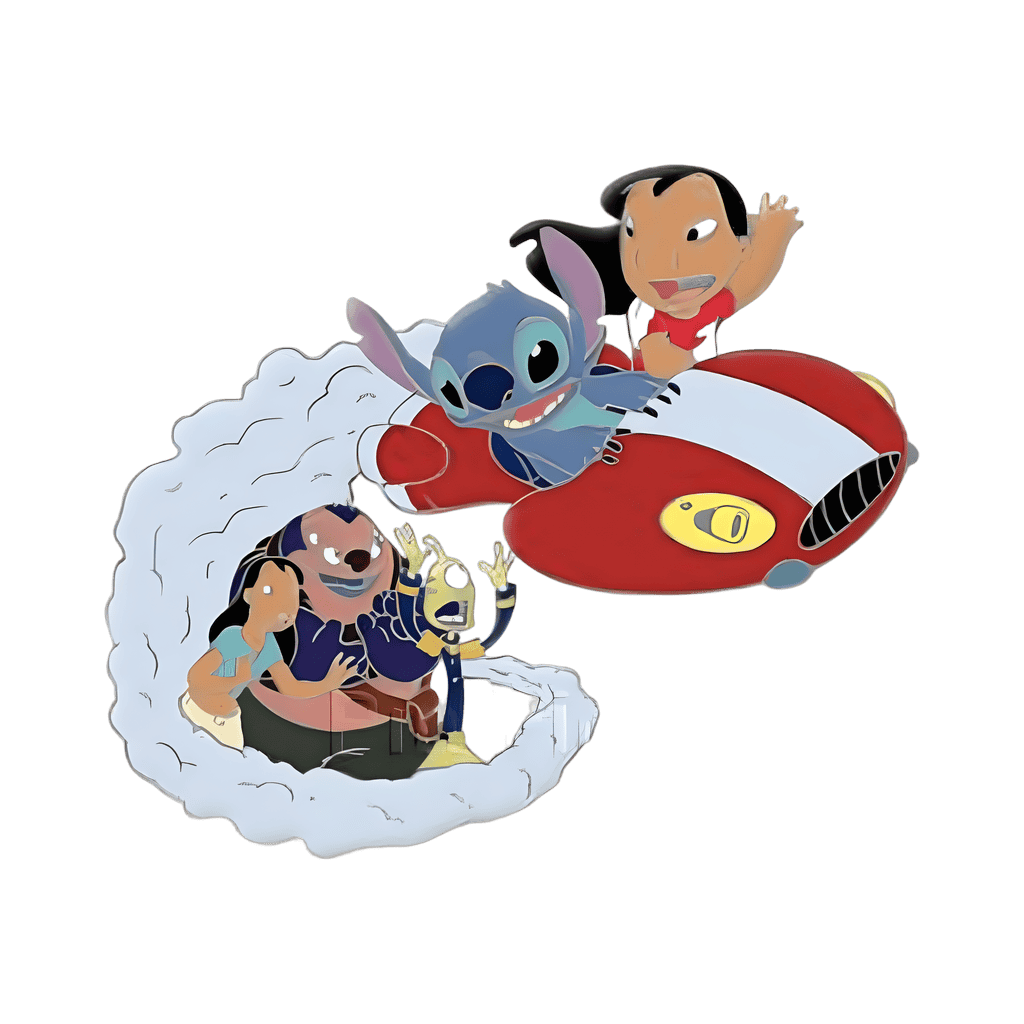 Lilo and Stitch’s speedy escape Disney pin