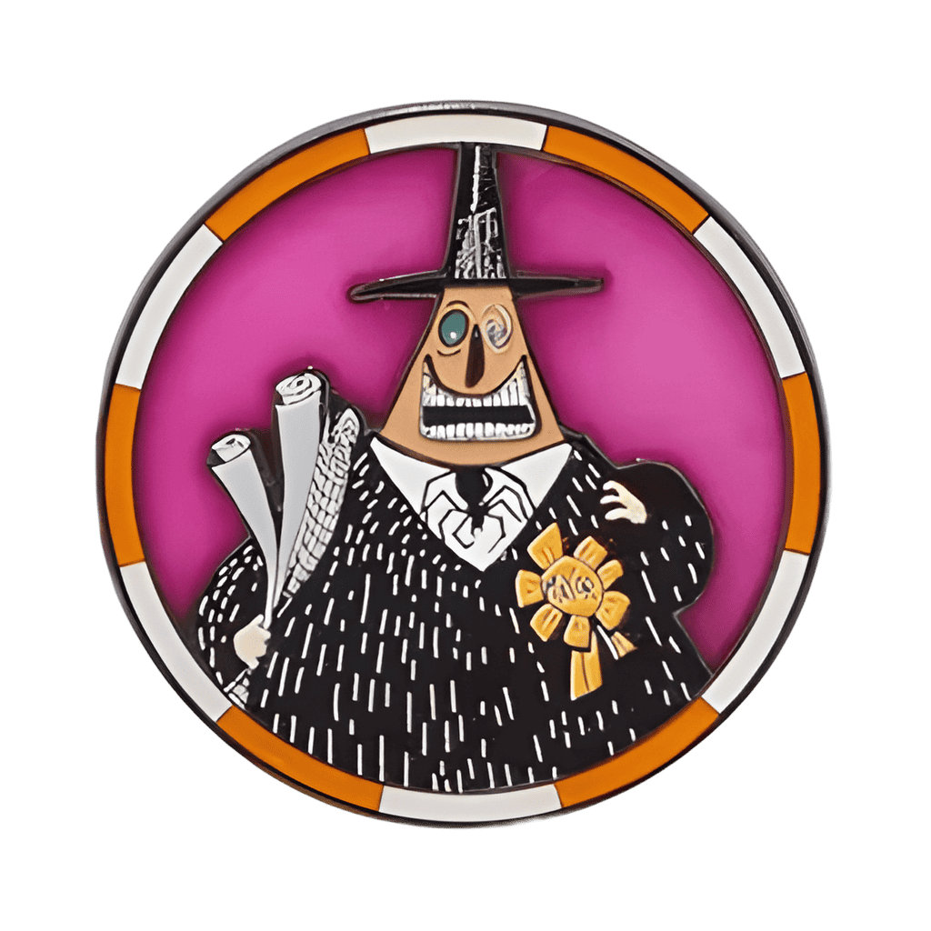 Mayor Poker Chip Disney pin