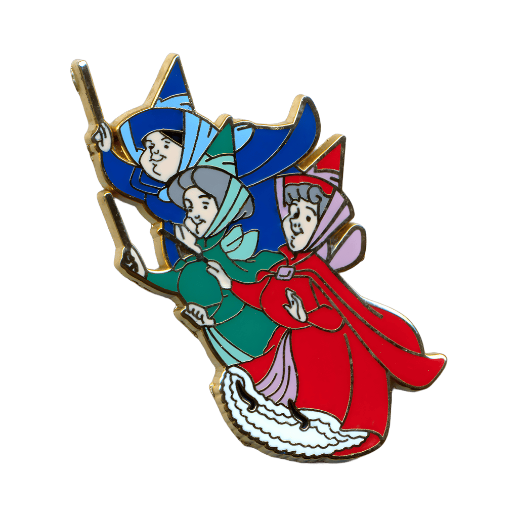 The Fairies, Flora, Fauna & Merryweather Disney pin
