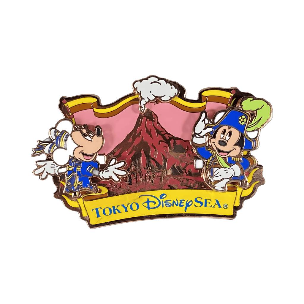 Tokyo DisneySea - Mount Prometheus - Admiral Mickey and Minnie Disney pin