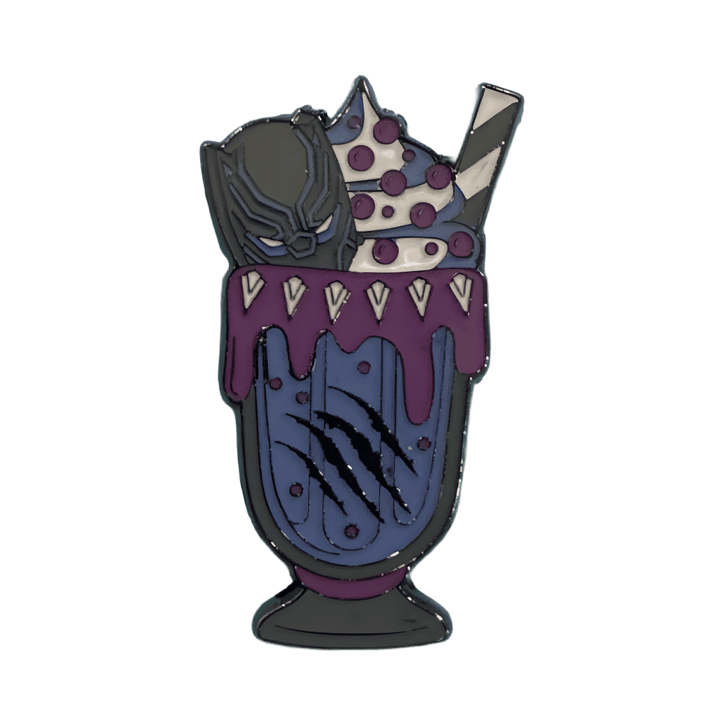 Black Panther Milkshake Disney pin
