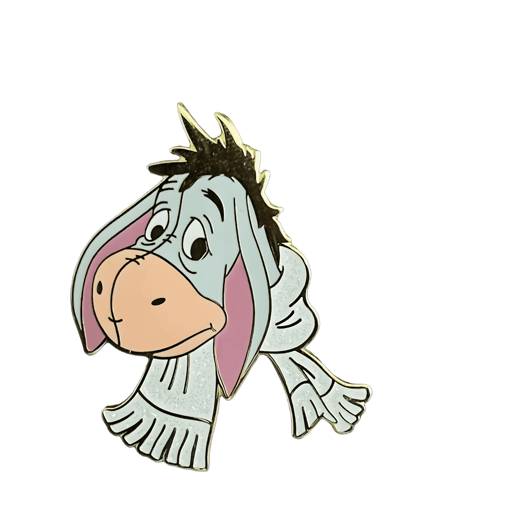 Eeyore with Scarf Disney pin