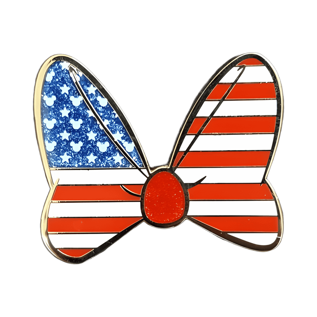 American Flag Minnie Bow Disney pin