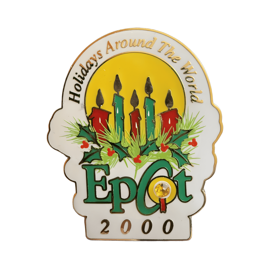 2000 Candle Logo - Green Disney pin