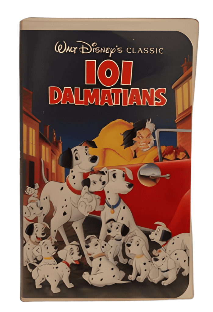 DS - VHS Series - 101 Dalmatians Set - VHS Case Disney pin