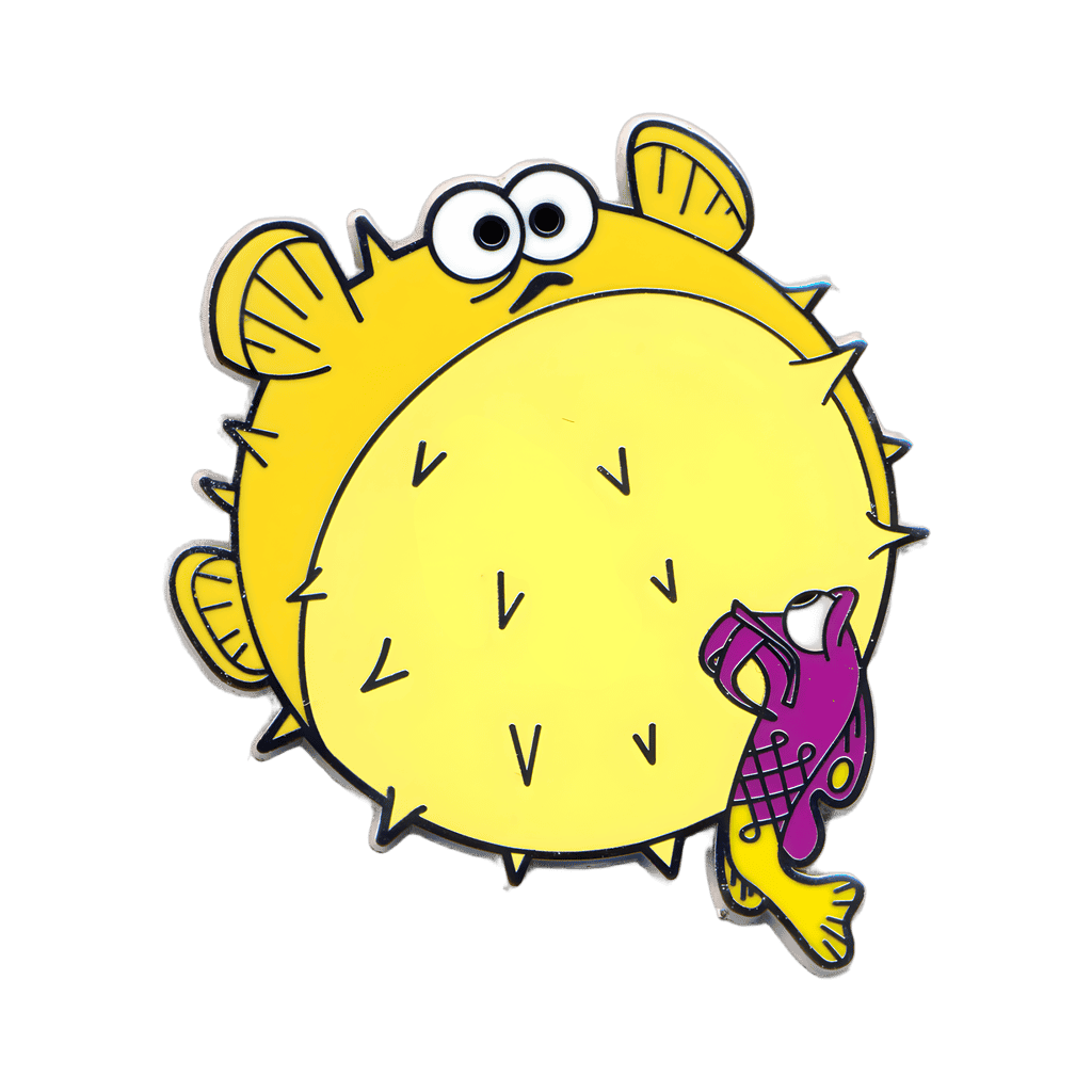 Bloat and Gurgle Disney pin