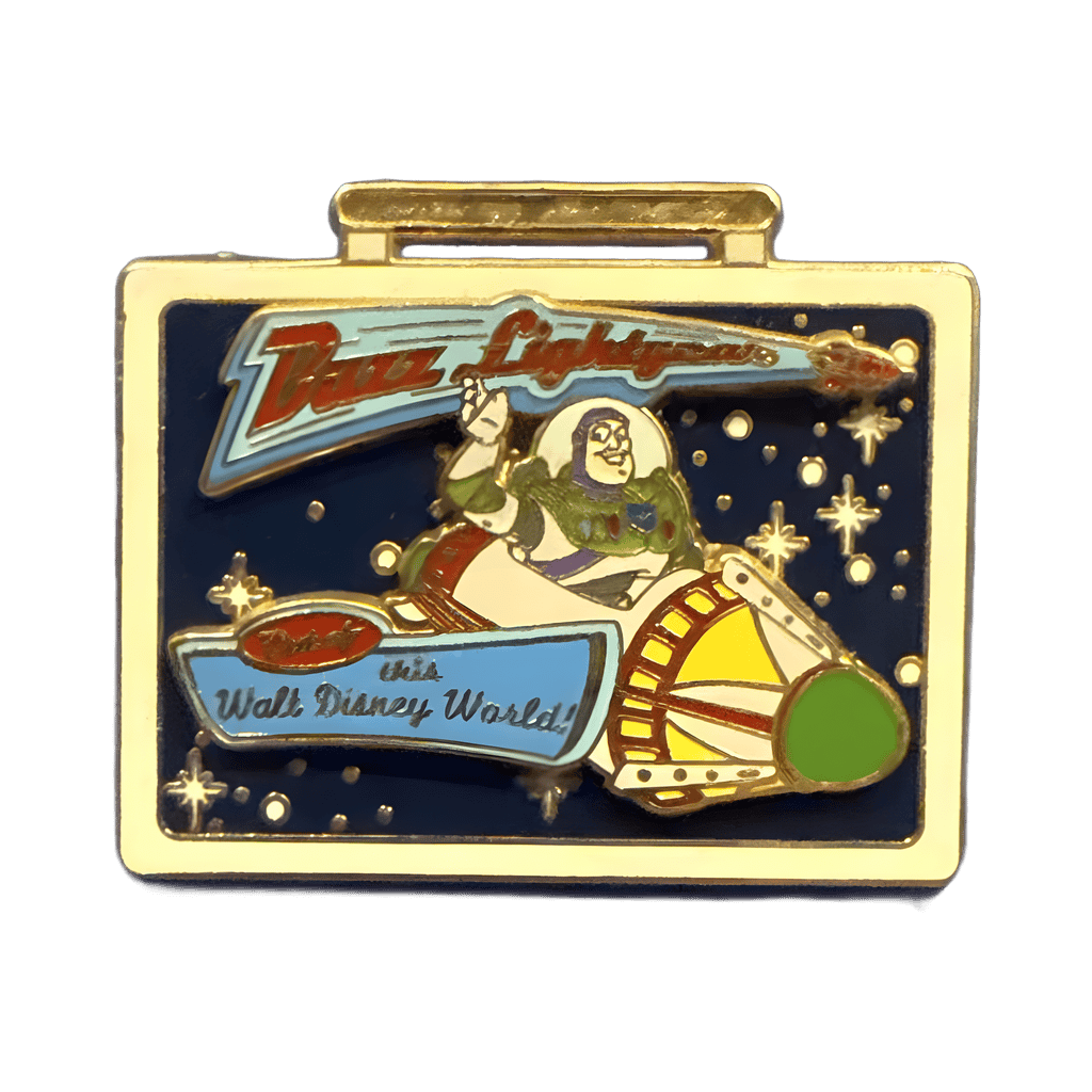 Buzz Lightyear on Astro Orbiter Lunch Box Disney pin