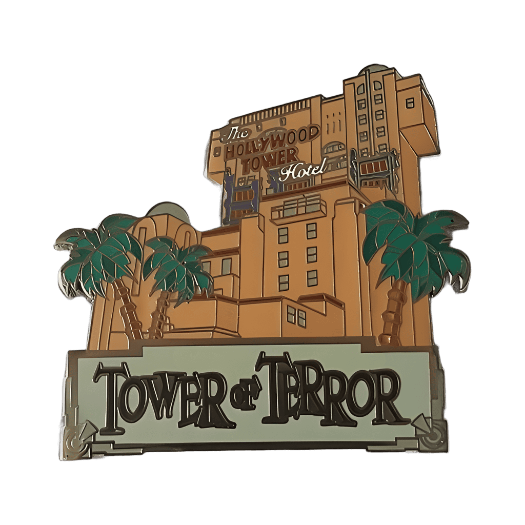 The Tower of Terror Disney pin