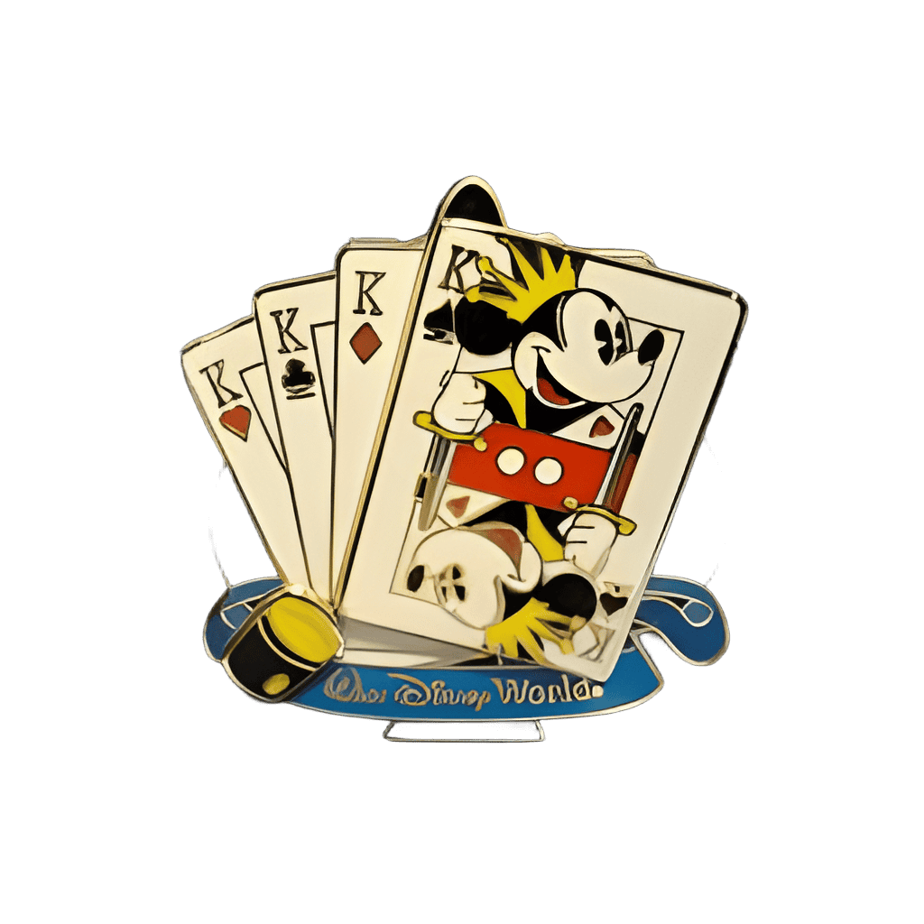 King of Spades Mickey Disney pin