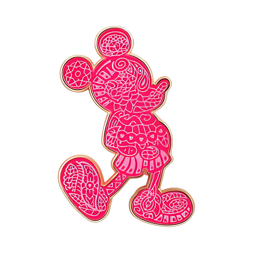 Pink Paisley Disney pin