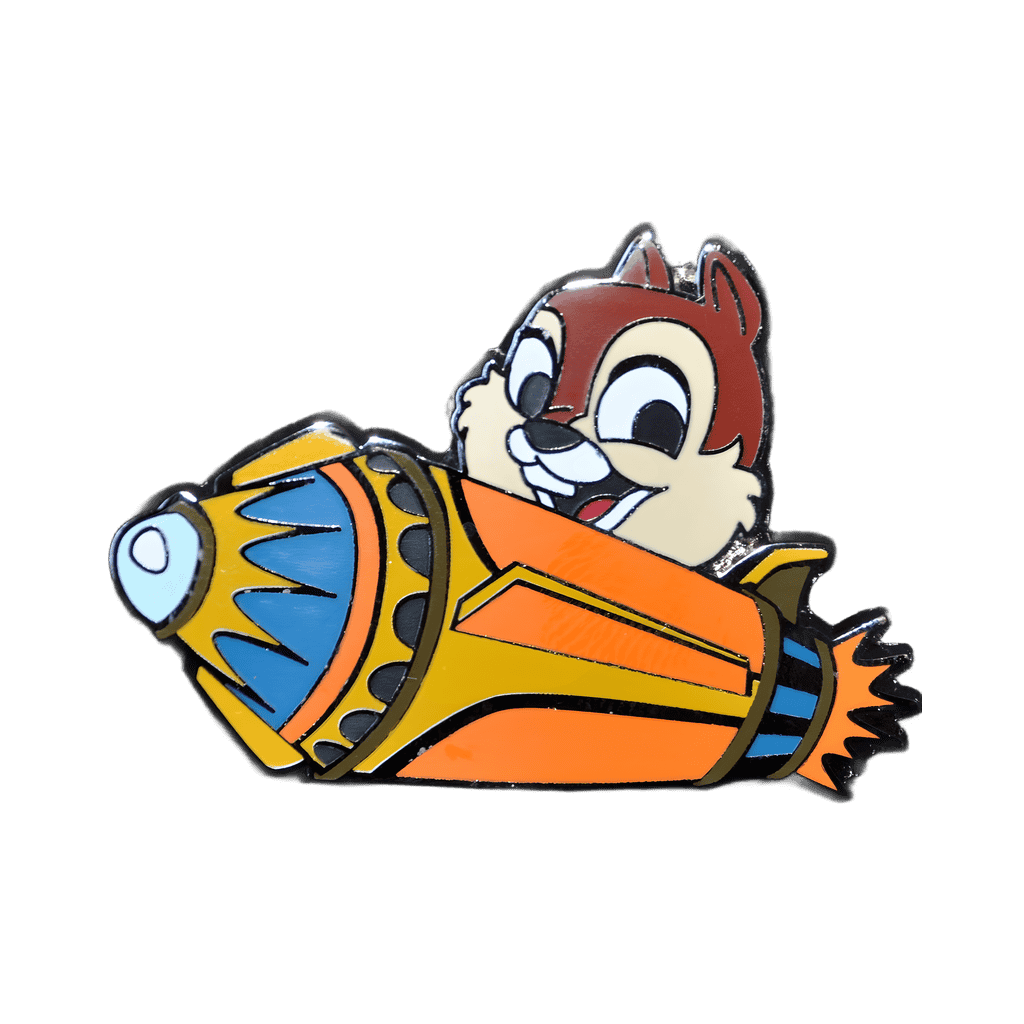 Chip in Astro Orbiter Rocket Disney pin