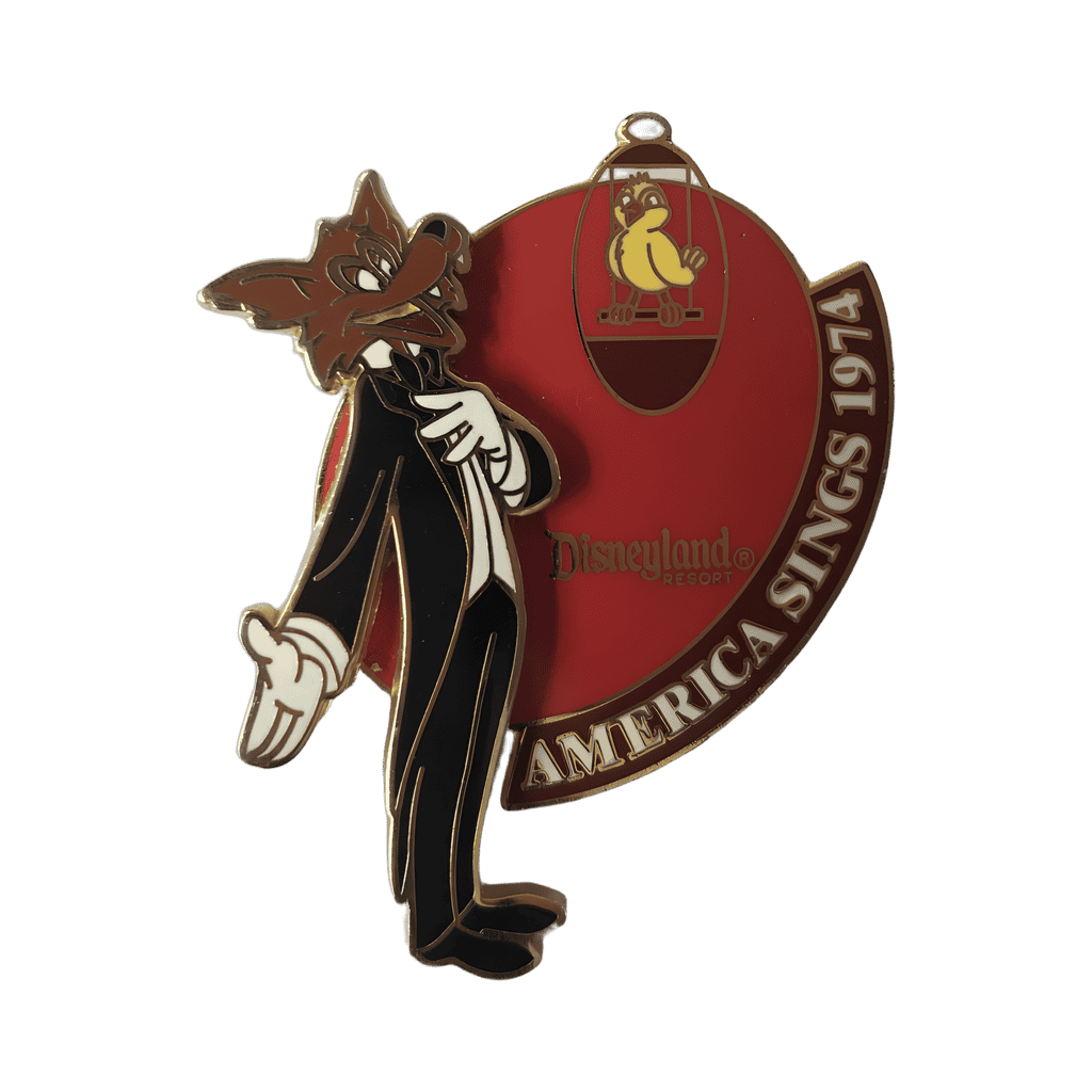America Sings Fox and Bird - Gay 90s Vaudeville Disney pin