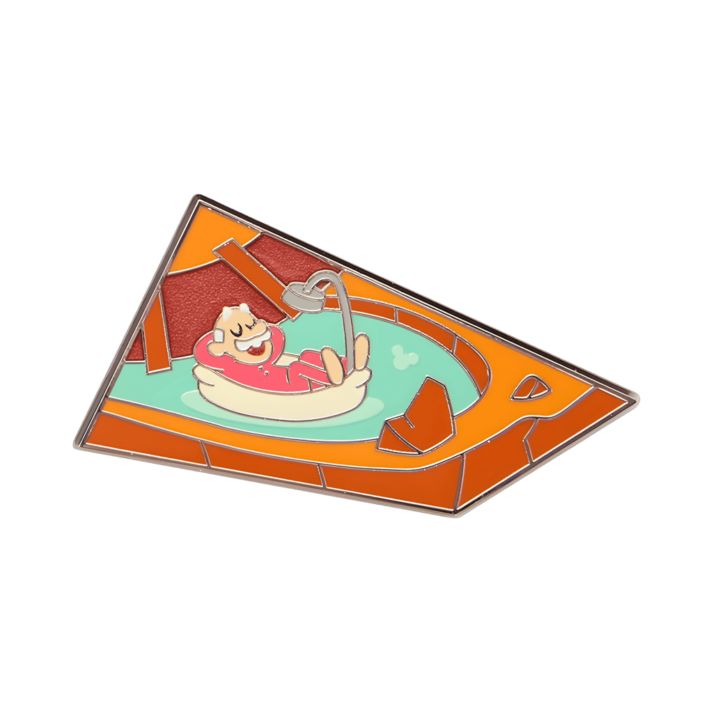 Old Man in Bathtub Disney pin