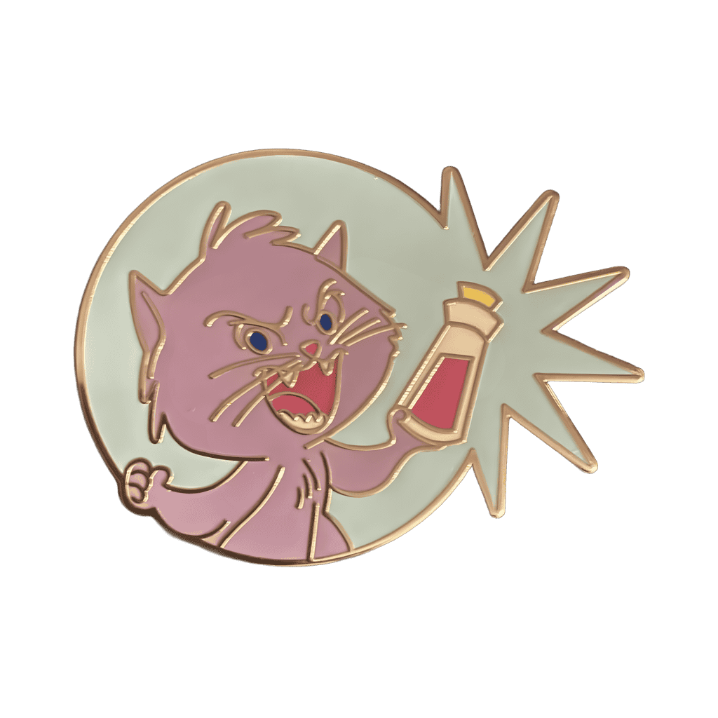 Yzma as a Cat Holding a Potion Vial Disney pin