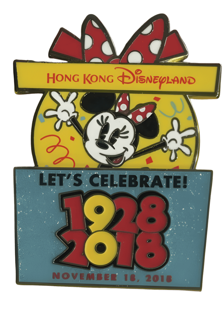 Let's Celebrate! - Minnie Mouse 90th Anniversary Present Slider Disney pin