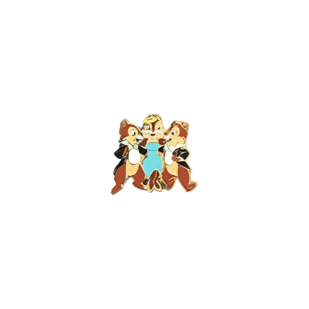 Date Nite Framed Set - Chip, Dale, and Clarice Disney pin