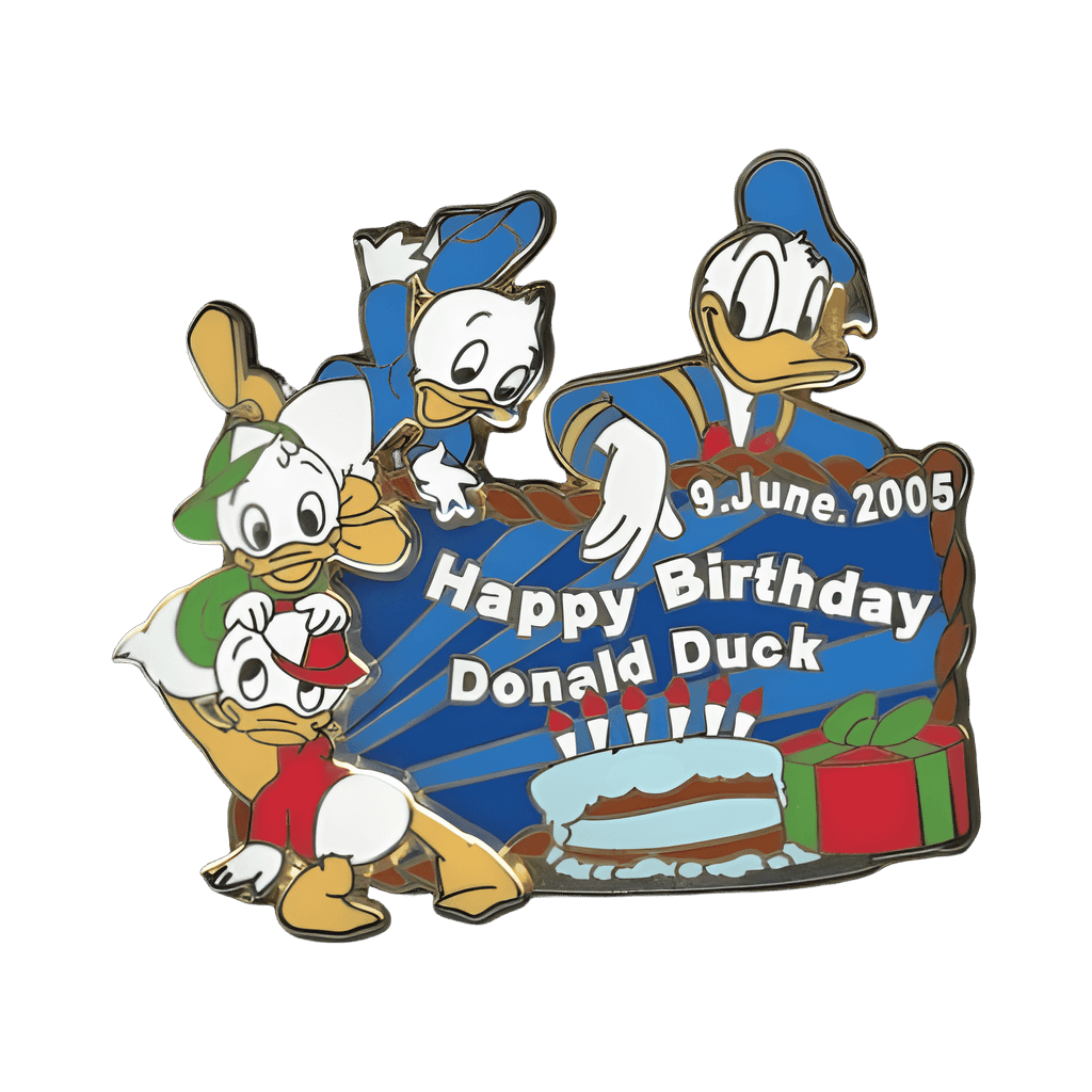 Happy Birthday Donald Duck 2005 Disney pin