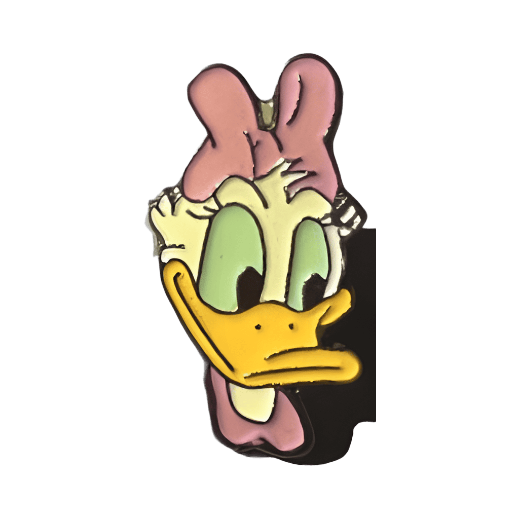 Daisy Duck Head with Pink Bow Disney pin