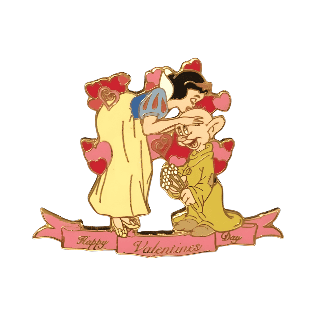 Disney Auctions (P.I.N.S.) - Valentine's Day 2004 - Snow White & Dopey Disney pin