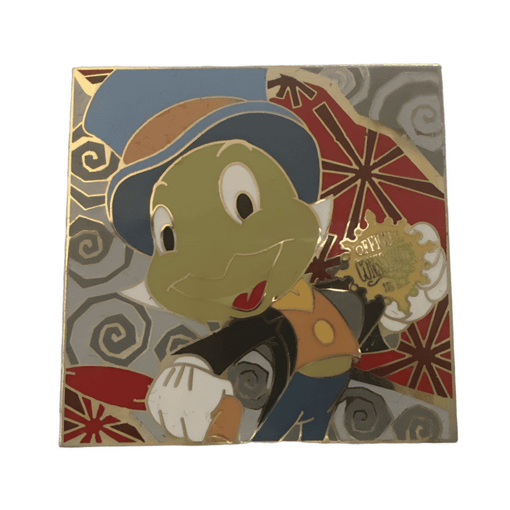 Jiminy Cricket Psychedelic Square Disney pin