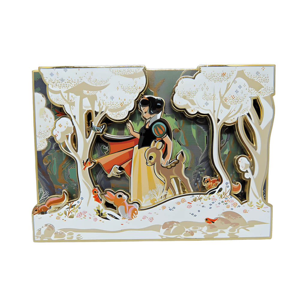 Snow White Jumbo (Gold) Disney pin